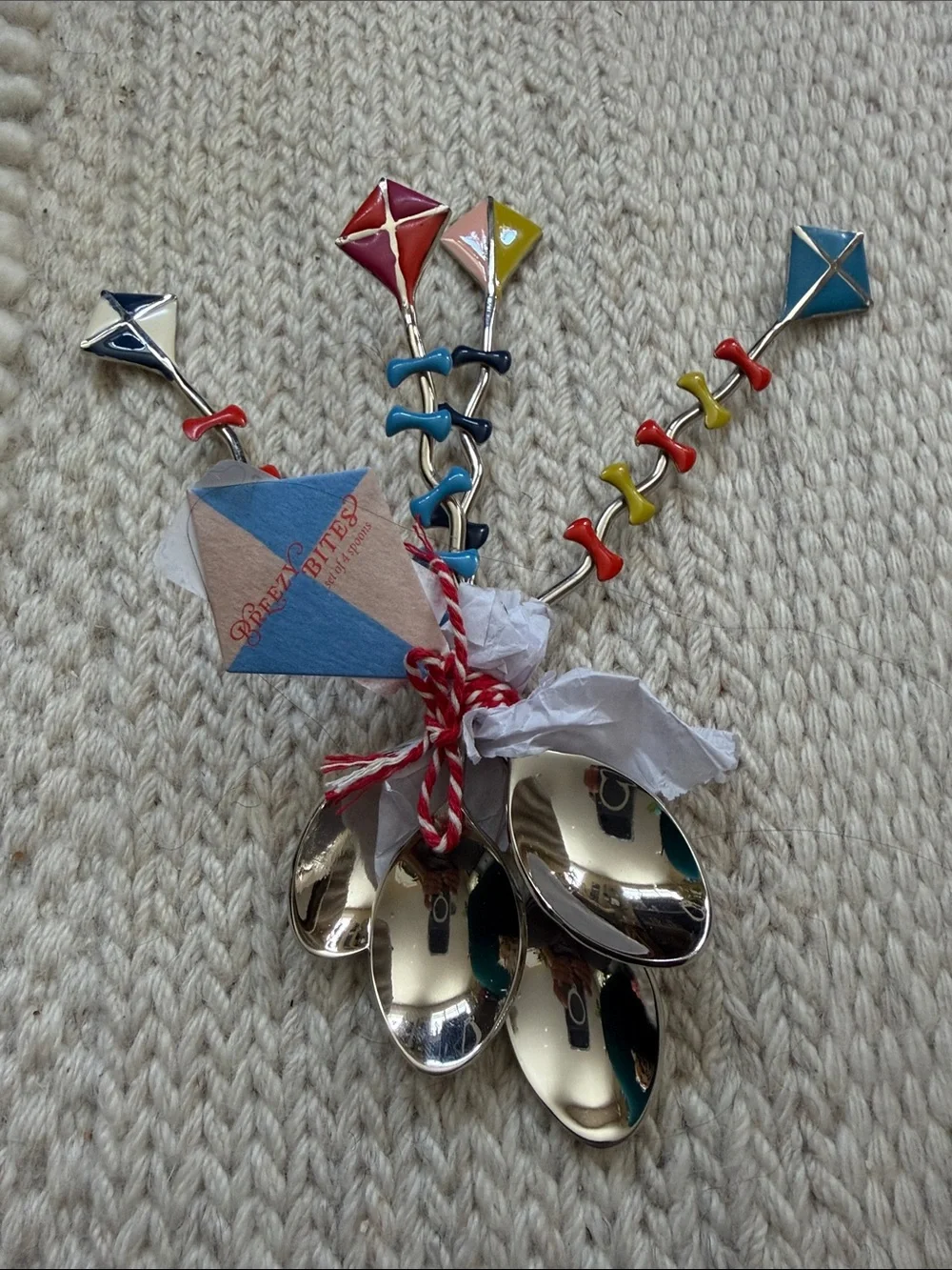 Set of 4 Breezy Bites Spoons Spoons from Anthropologie